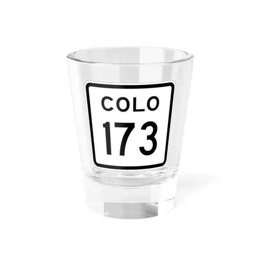Colorado 173 1952 (Colorado) (Road Sign) Shot Glass 1.5oz 1.5oz - Go Mug Yourself