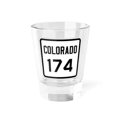Colorado 174 1926 (Colorado) (Road Sign) Shot Glass 1.5oz 1.5oz - Go Mug Yourself
