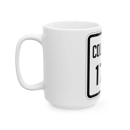 Colorado 174 1926 (Colorado) (Road Sign) White Coffee Mug - Go Mug Yourself
