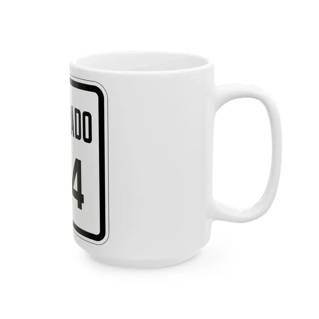 Colorado 174 1926 (Colorado) (Road Sign) White Coffee Mug - Go Mug Yourself