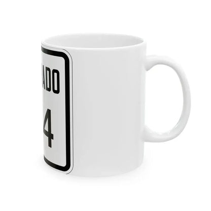 Colorado 174 1946 (Colorado) (Road Sign) White Coffee Mug - Go Mug Yourself