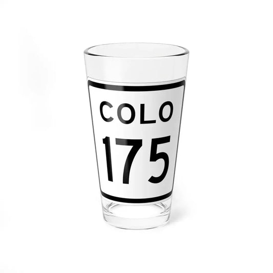 Colorado 175 1952 (Colorado) (Road Sign) Pint Glss 16oz 16oz - Go Mug Yourself