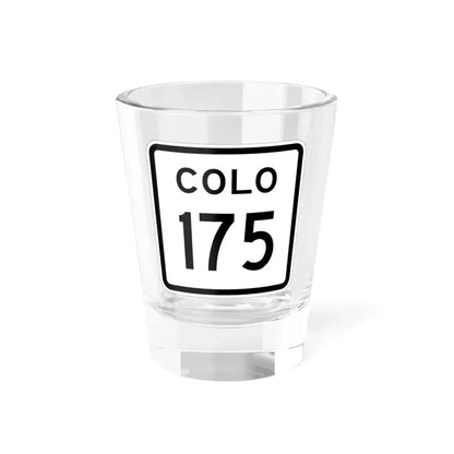 Colorado 175 1952 (Colorado) (Road Sign) Shot Glass 1.5oz 1.5oz - Go Mug Yourself