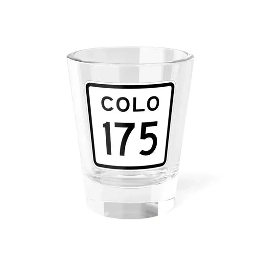 Colorado 175 1952 (Colorado) (Road Sign) Shot Glass 1.5oz 1.5oz - Go Mug Yourself