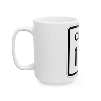 Colorado 177 1952 (Colorado) (Road Sign) White Coffee Mug - Go Mug Yourself