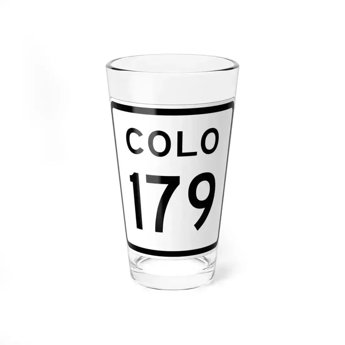 Colorado 179 1952 (Colorado) (Road Sign) Pint Glass 16oz 16oz - Go Mug Yourself