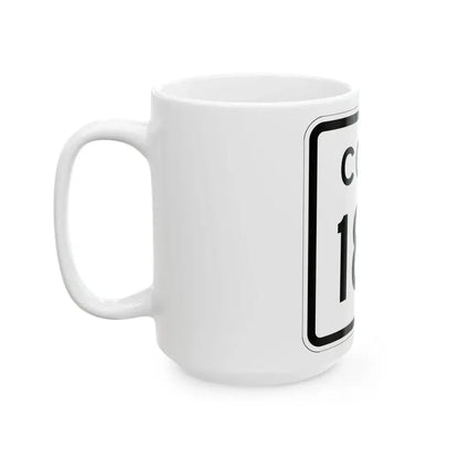 Colorado 180 1952 (Colorado) (Road Sign) White Coffee Mug - Go Mug Yourself