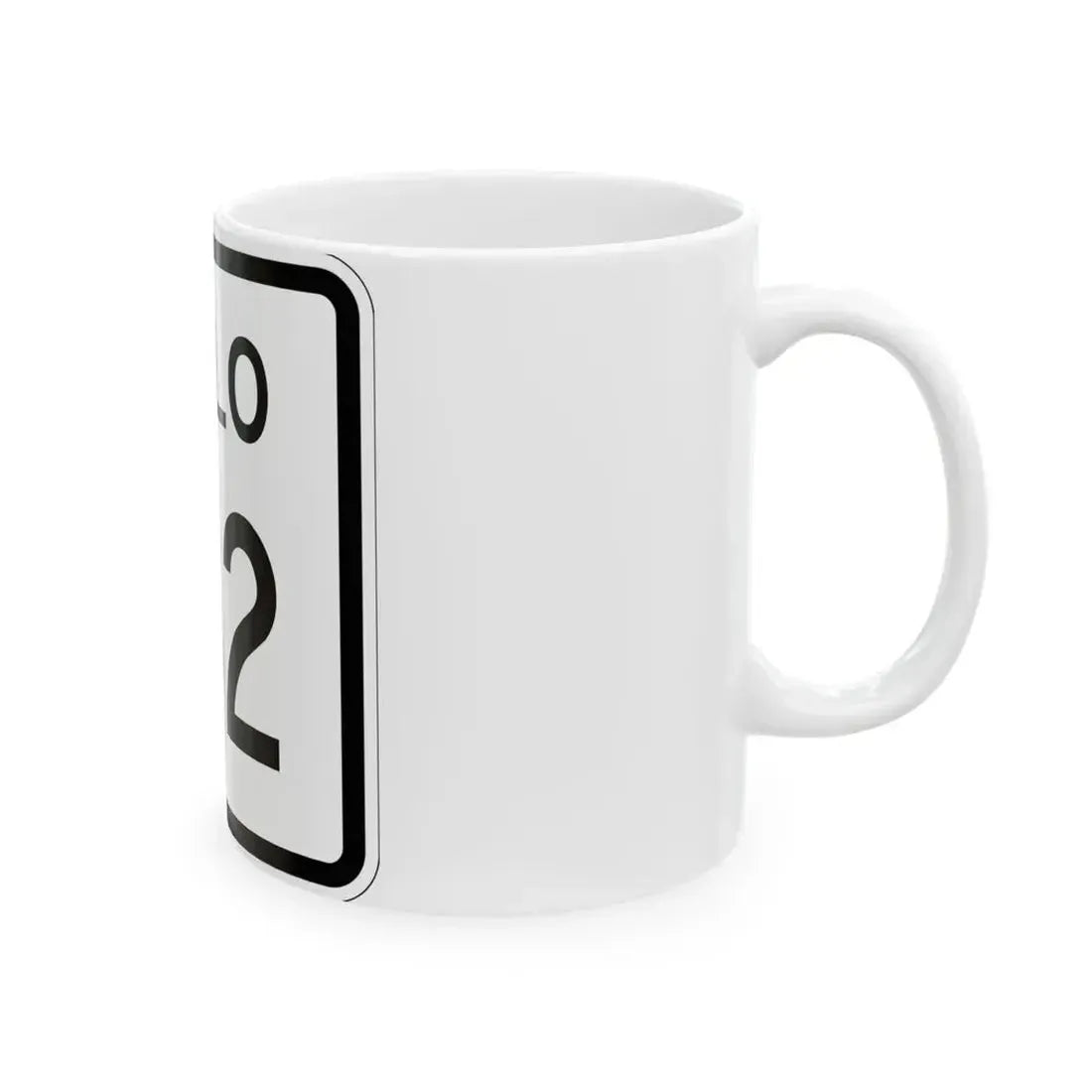 Colorado 182 1952 (Colorado) (Road Sign) White Coffee Mug - Go Mug Yourself