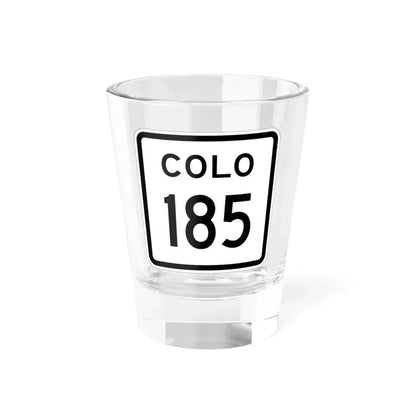 Colorado 185 1952 (Colorado) (Road Sign) Shot Glass 1.5oz 1.5oz - Go Mug Yourself