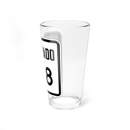 Colorado 188 1946 (Colorado) (Road Sign) Pint Glass 16oz - Go Mug Yourself