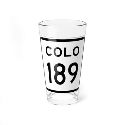 Colorado 189 1952 (Colorado) (Road Sign) Pint Glass 16oz 16oz - Go Mug Yourself