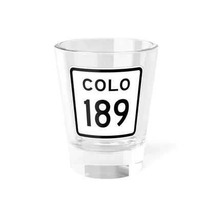 Colorado 189 1952 (Colorado) (Road Sign) Shot Glass 1.5oz 1.5oz - Go Mug Yourself