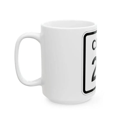 Colorado 20 1952 (Colorado) (Road Sign) White Coffee Mug - Go Mug Yourself