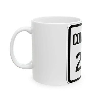 Colorado 201 1946 (Colorado) (Road Sign) White Coffee Mug - Go Mug Yourself