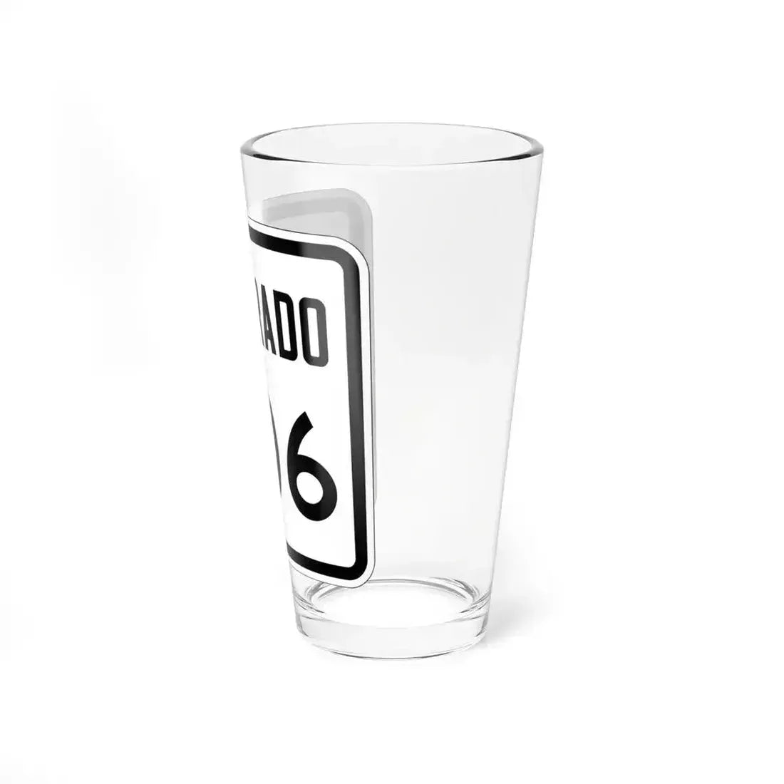 Colorado 206 1946 (Colorado) (Road Sign) Pint Glss 16oz - Go Mug Yourself