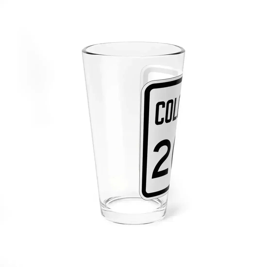 Colorado 208 1946 (Colorado) (Road Sign) Pint Glass 16oz - Go Mug Yourself