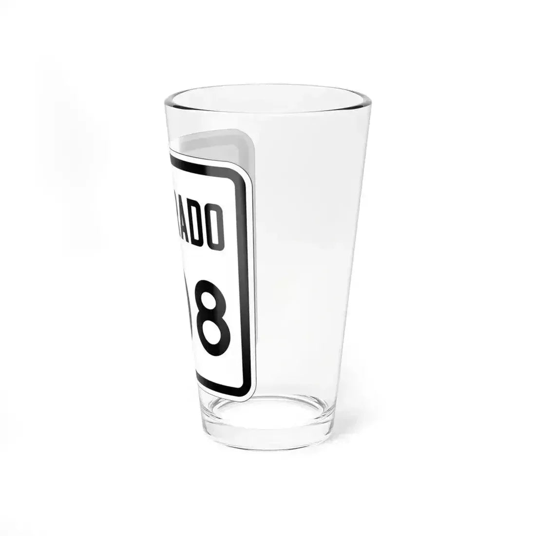 Colorado 208 1946 (Colorado) (Road Sign) Pint Glass 16oz - Go Mug Yourself