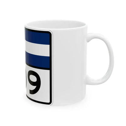 Colorado 209 wide (Colorado) (Road Sign) White Coffee Mug - Go Mug Yourself