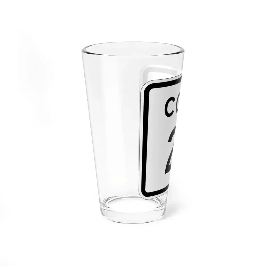Colorado 21 1952 (Colorado) (Road Sign) Pint Glass 16oz - Go Mug Yourself