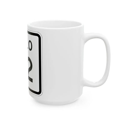 Colorado 22 1952 (Colorado) (Road Sign) White Coffee Mug - Go Mug Yourself