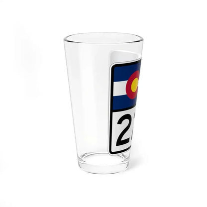 Colorado 227 (Colorado) (Road Sign) Pint Glass 16oz - Go Mug Yourself