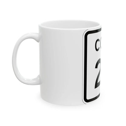 Colorado 23 1952 (Colorado) (Road Sign) White Coffee Mug - Go Mug Yourself
