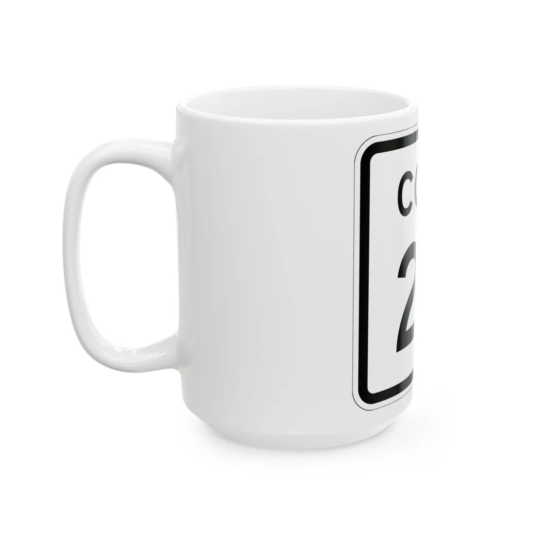 Colorado 23 1952 (Colorado) (Road Sign) White Coffee Mug - Go Mug Yourself