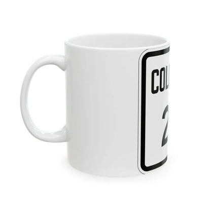 Colorado 24 1946 (Colorado) (Road Sign) White Coffee Mug - Go Mug Yourself