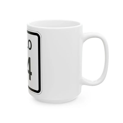 Colorado 24 1952 (Colorado) (Road Sign) White Coffee Mug - Go Mug Yourself