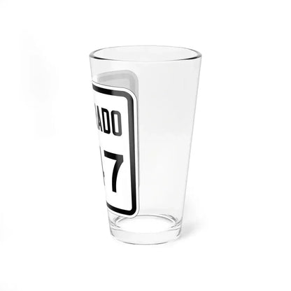 Colorado 247 1946 (Colorado) (Road Sign) Pint Glass 16oz - Go Mug Yourself