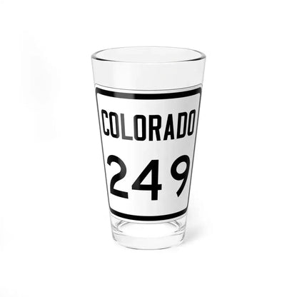 Colorado 249 1946 (Colorado) (Road Sign) Pint Glass 16oz 16oz - Go Mug Yourself