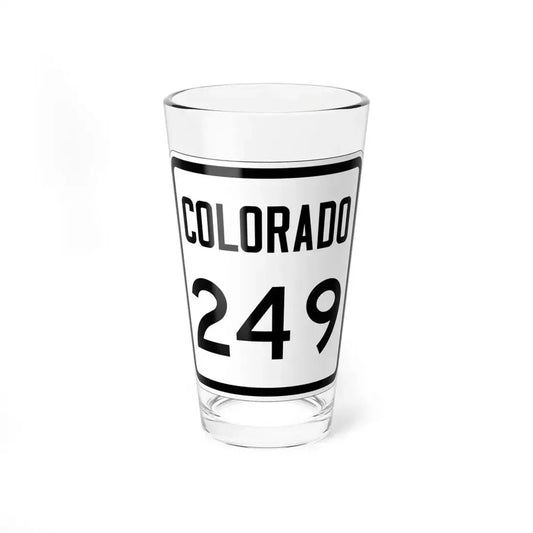 Colorado 249 1946 (Colorado) (Road Sign) Pint Glass 16oz 16oz - Go Mug Yourself