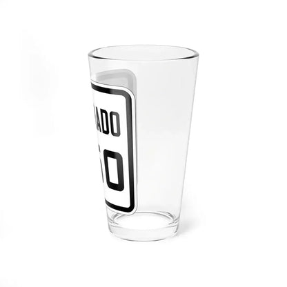 Colorado 250 1926 (Colorado) (Road Sign) Pint Glass 16oz - Go Mug Yourself