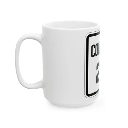 Colorado 26 1926 (Colorado) (Road Sign) White Coffee Mug - Go Mug Yourself