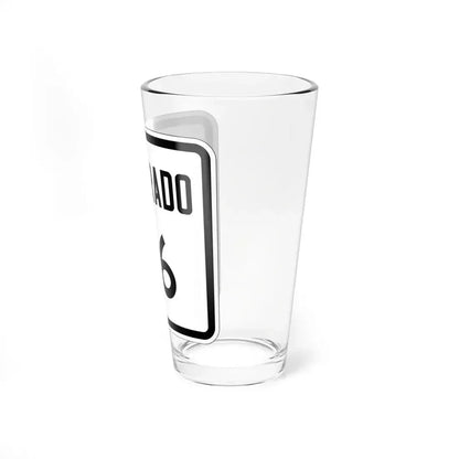 Colorado 26 1946 (Colorado) (Road Sign) Pint Glass 16oz - Go Mug Yourself