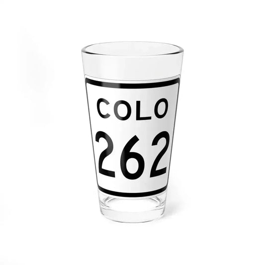 Colorado 262 1952 (Colorado) (Road Sign) Pint Glss 16oz 16oz - Go Mug Yourself