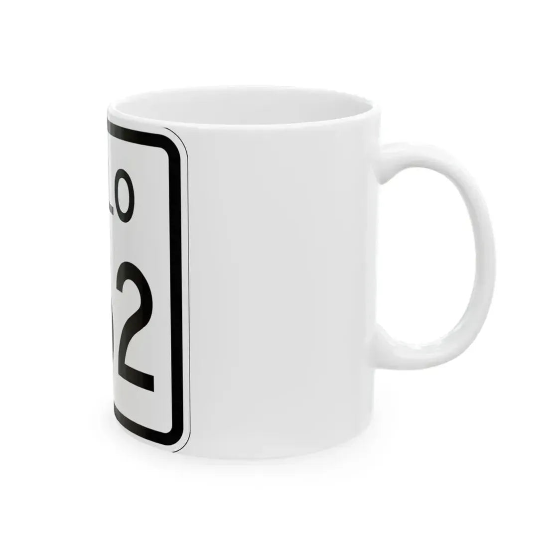 Colorado 262 1952 (Colorado) (Road Sign) White Coffee Mug - Go Mug Yourself