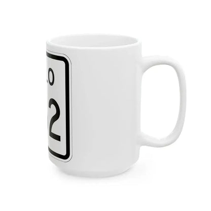 Colorado 262 1952 (Colorado) (Road Sign) White Coffee Mug - Go Mug Yourself