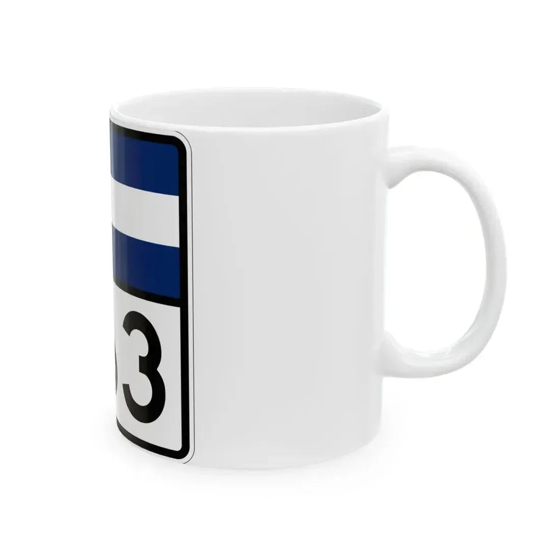 Colorado 263 (Colorado) (Road Sign) White Coffee Mug - Go Mug Yourself