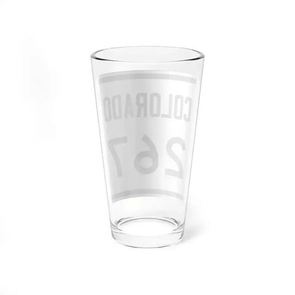 Colorado 267 1946 (Colorado) (Road Sign) Pint Glss 16oz - Go Mug Yourself