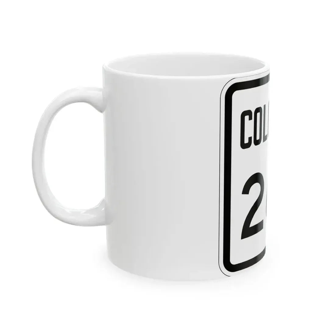 Colorado 267 1946 (Colorado) (Road Sign) White Coffee Mug - Go Mug Yourself