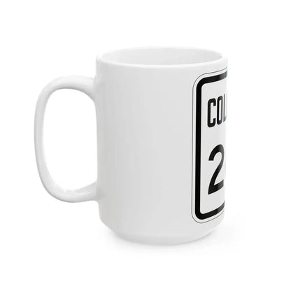 Colorado 267 1946 (Colorado) (Road Sign) White Coffee Mug - Go Mug Yourself