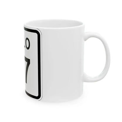 Colorado 27 1952 (Colorado) (Road Sign) White Coffee Mug - Go Mug Yourself