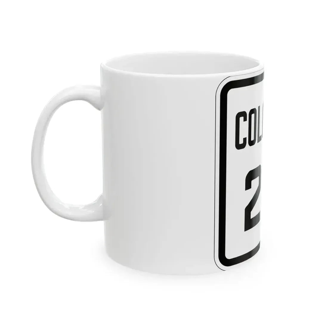 Colorado 271 1926 (Colorado) (Road Sign) White Coffee Mug - Go Mug Yourself