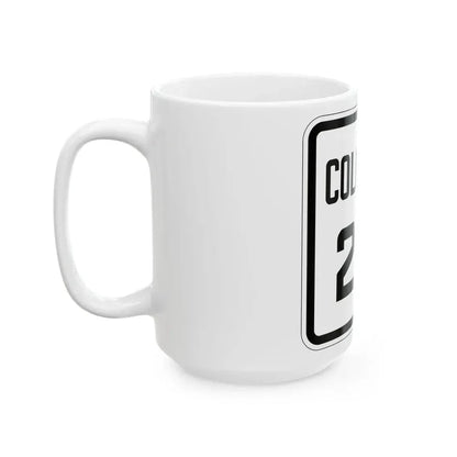Colorado 271 1926 (Colorado) (Road Sign) White Coffee Mug - Go Mug Yourself