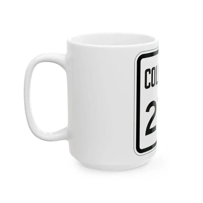 Colorado 273 1946 (Colorado) (Road Sign) White Coffee Mug - Go Mug Yourself