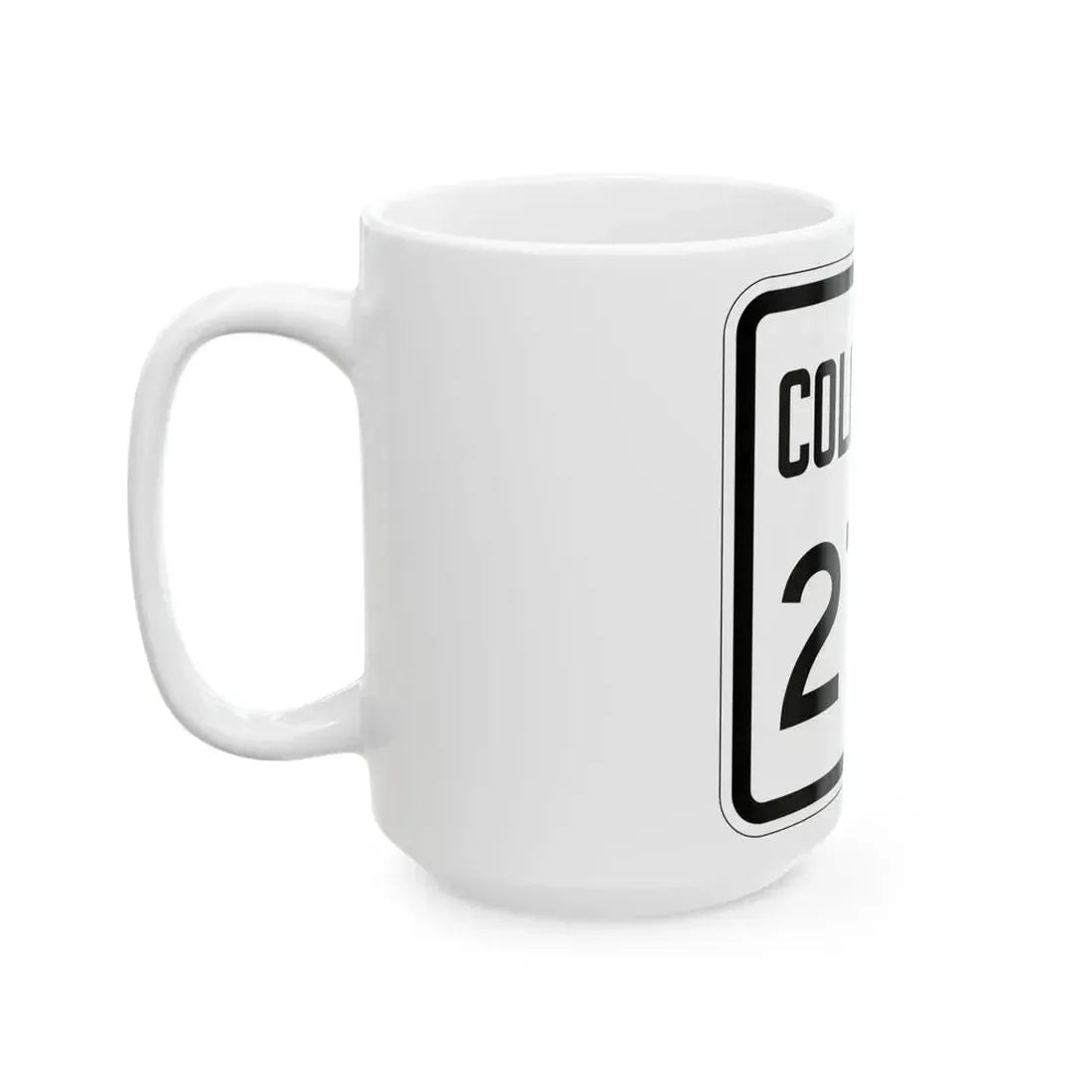 Colorado 274 1946 (Colorado) (Road Sign) White Coffee Mug - Go Mug Yourself