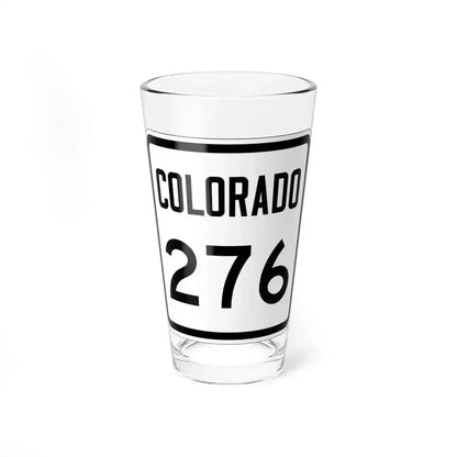 Colorado 276 1946 (Colorado) (Road Sign) Pint Glass 16oz 16oz - Go Mug Yourself