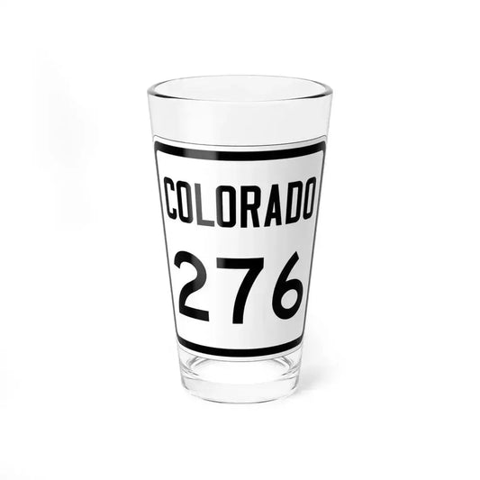 Colorado 276 1946 (Colorado) (Road Sign) Pint Glass 16oz 16oz - Go Mug Yourself