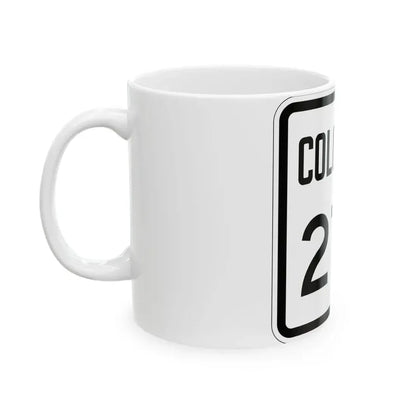 Colorado 277 1946 (Colorado) (Road Sign) White Coffee Mug - Go Mug Yourself